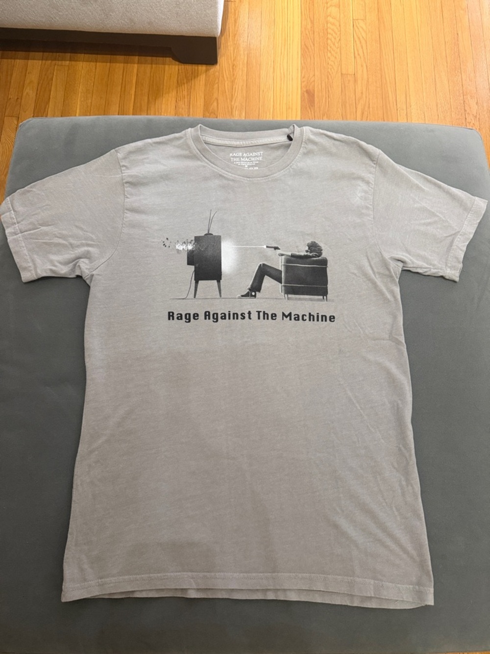 Official Licensed Rage Against The Machine Graphic Tee - Grey